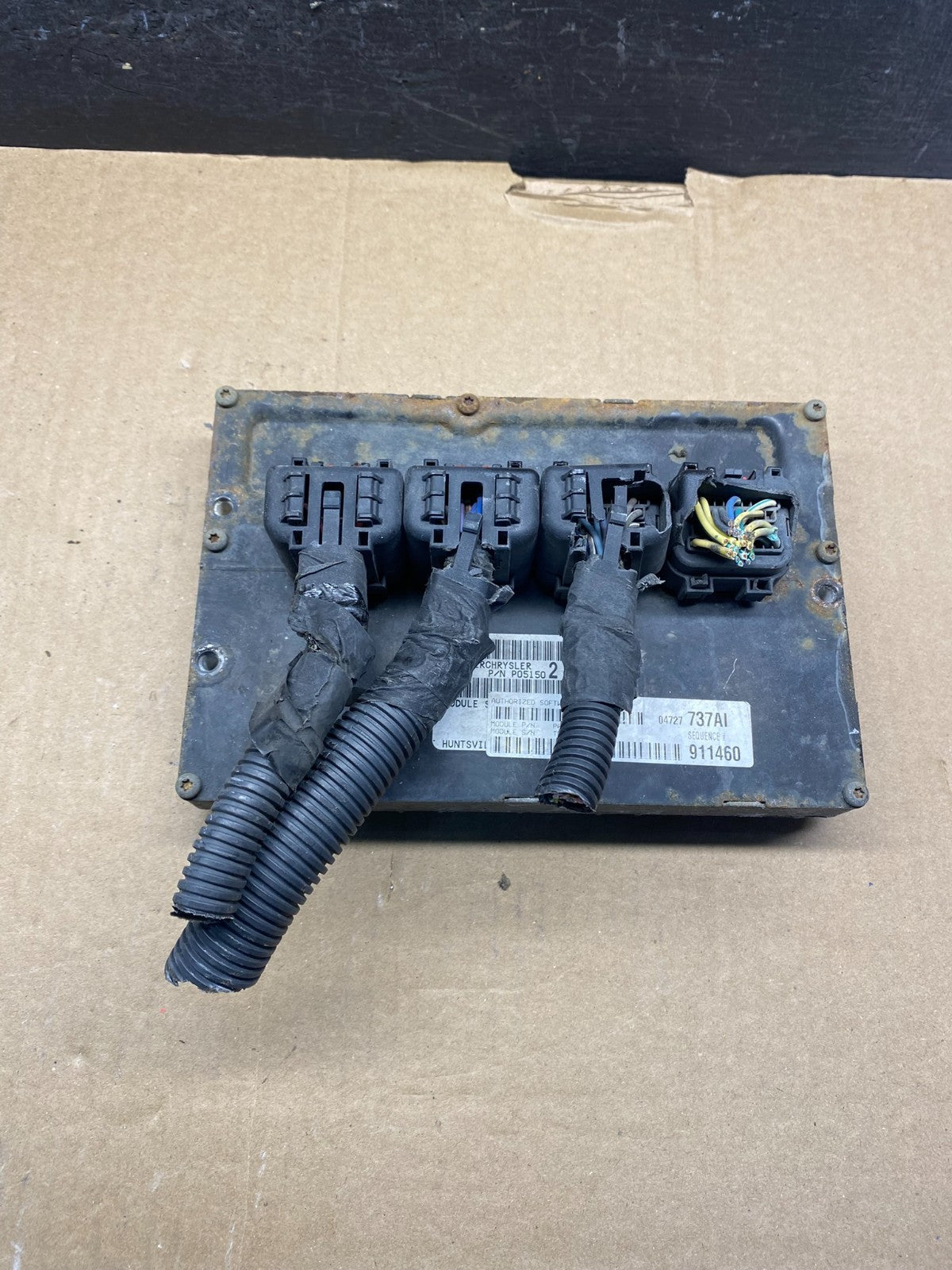 2008 Dodge Caravan 3.3L Engine Control Module p04727737ai af8979 DG0