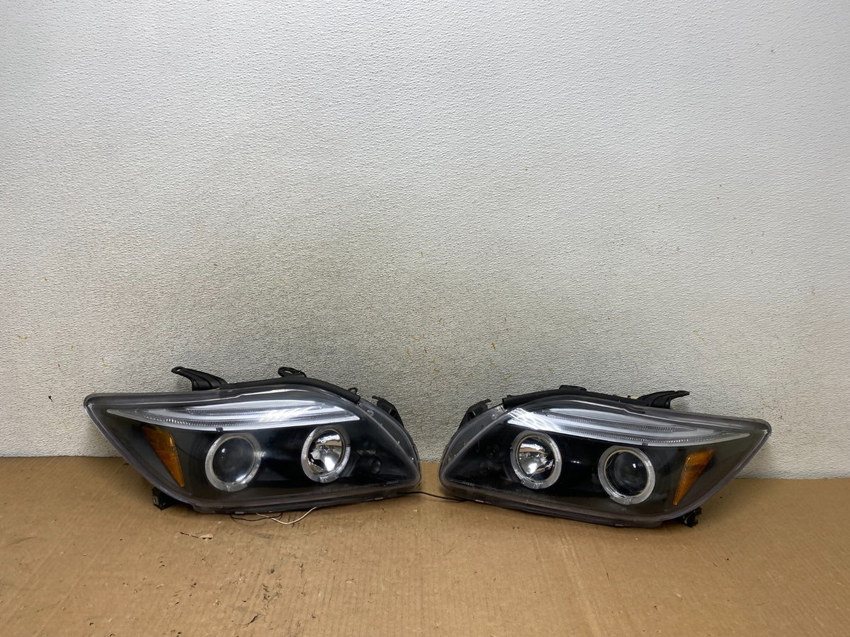 2005 to 2010 Scion Tc Left+Right Side Set Black LED Headlights AI8984 DW0