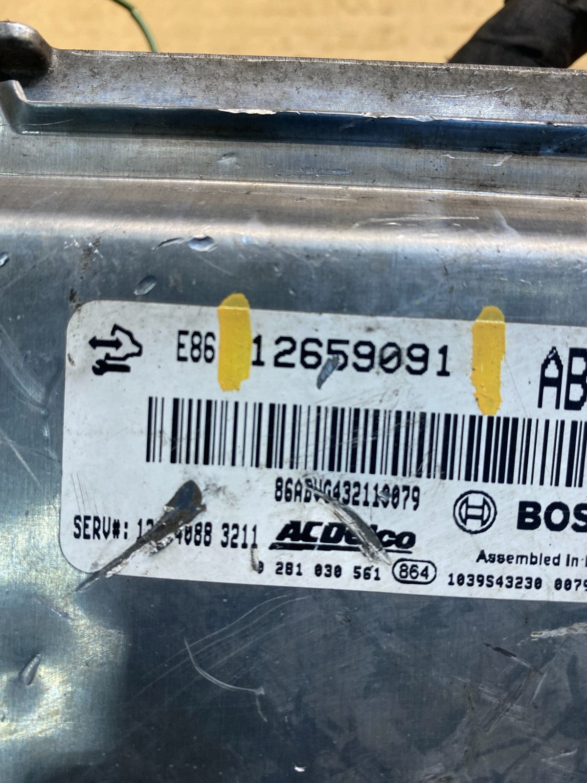 2013 GMC Sierra 6.6L Engine Control Module ECM ECU 12659091 Oem ab7016 DG2