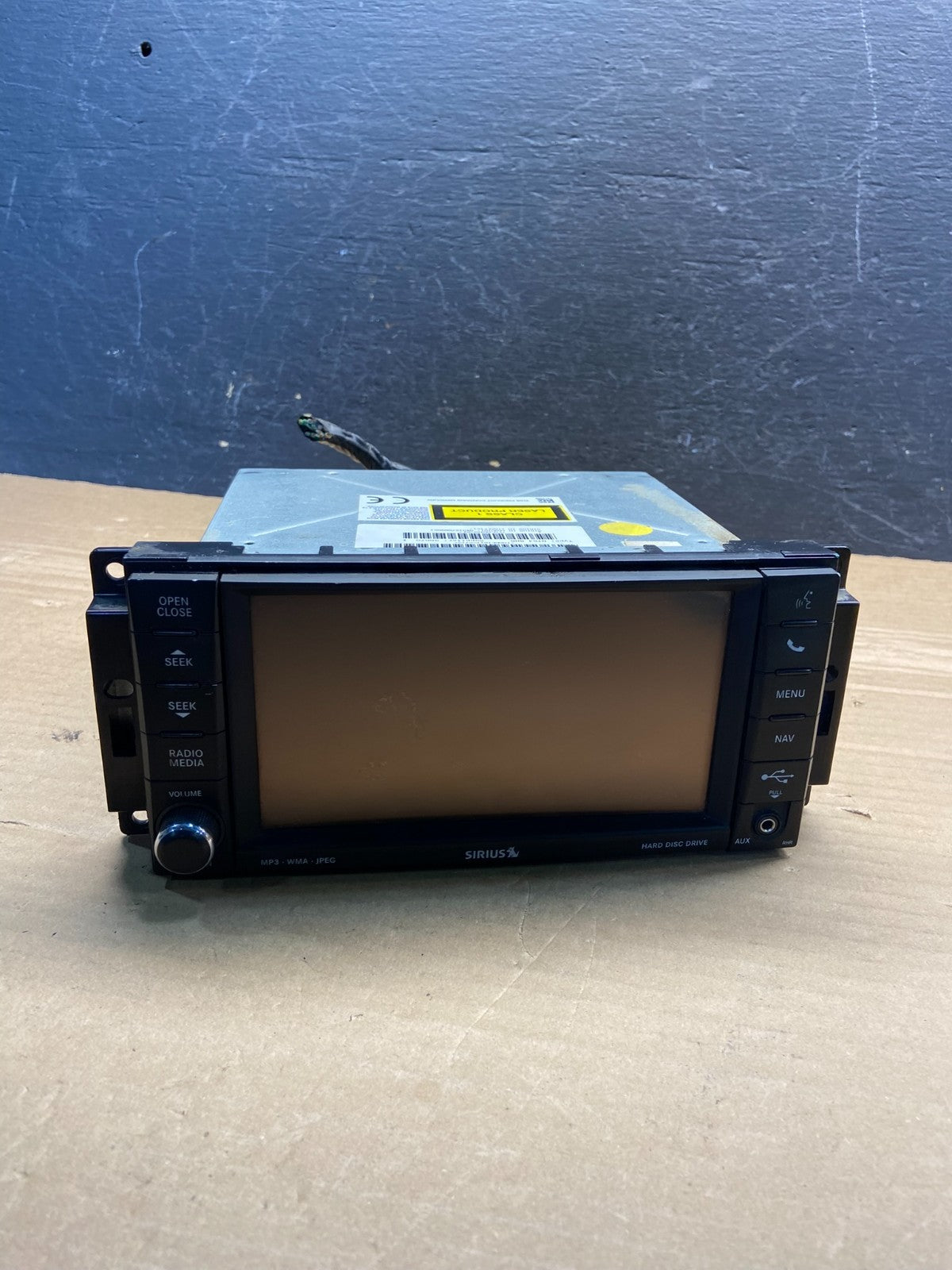 2011 2015 Jeep Dodge Chrysler Screen Display CD Player Satellite Radio AE4587 DG0