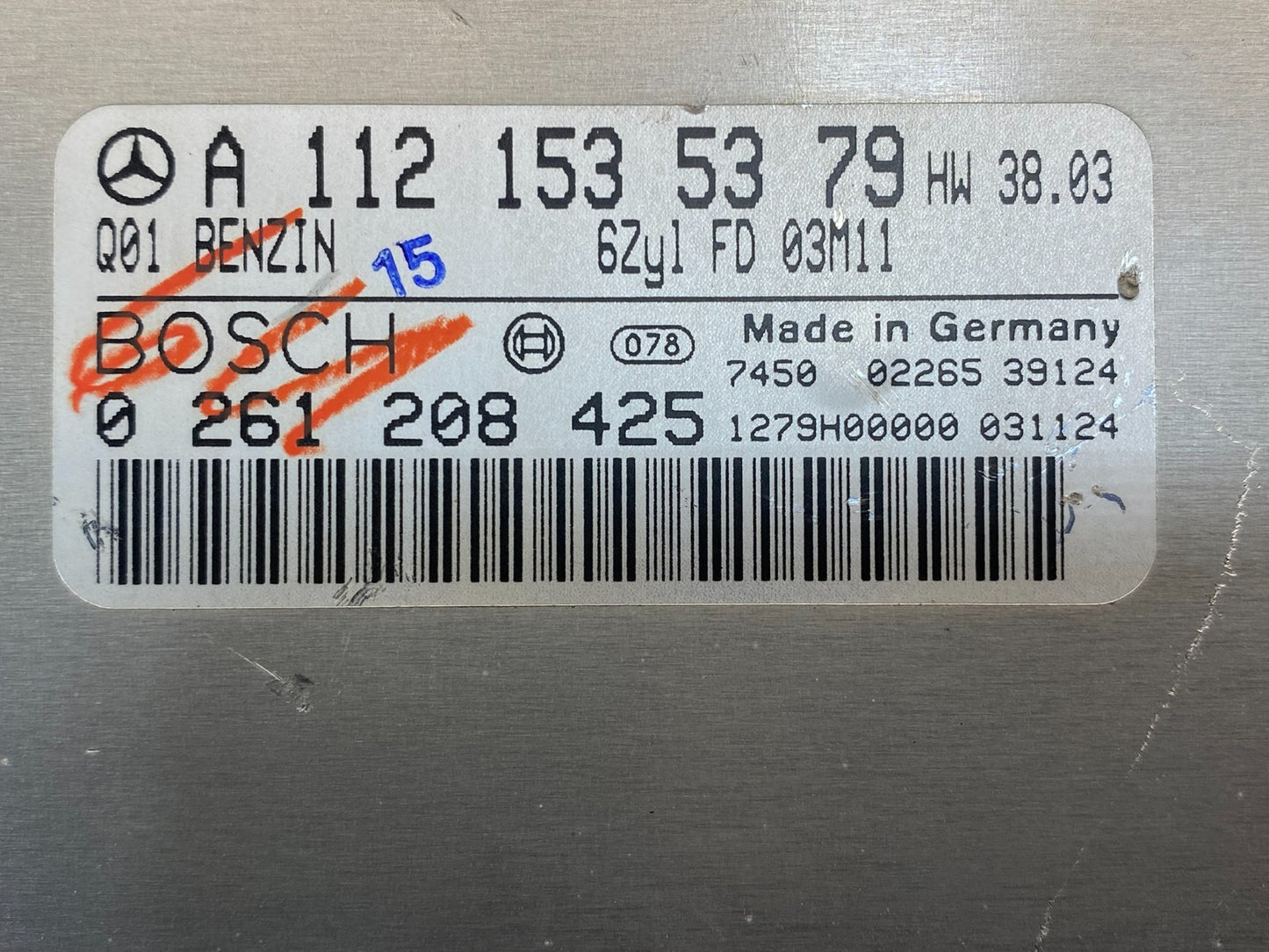 2003 to 2005 Mercedes ML350 SLK350 Engine Computer Module ECM ECU af8988 DG2