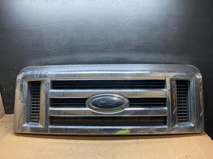 2008 to 2014 Ford Econoline E150 E250 Front Upper Chrome Grill Grille F68780