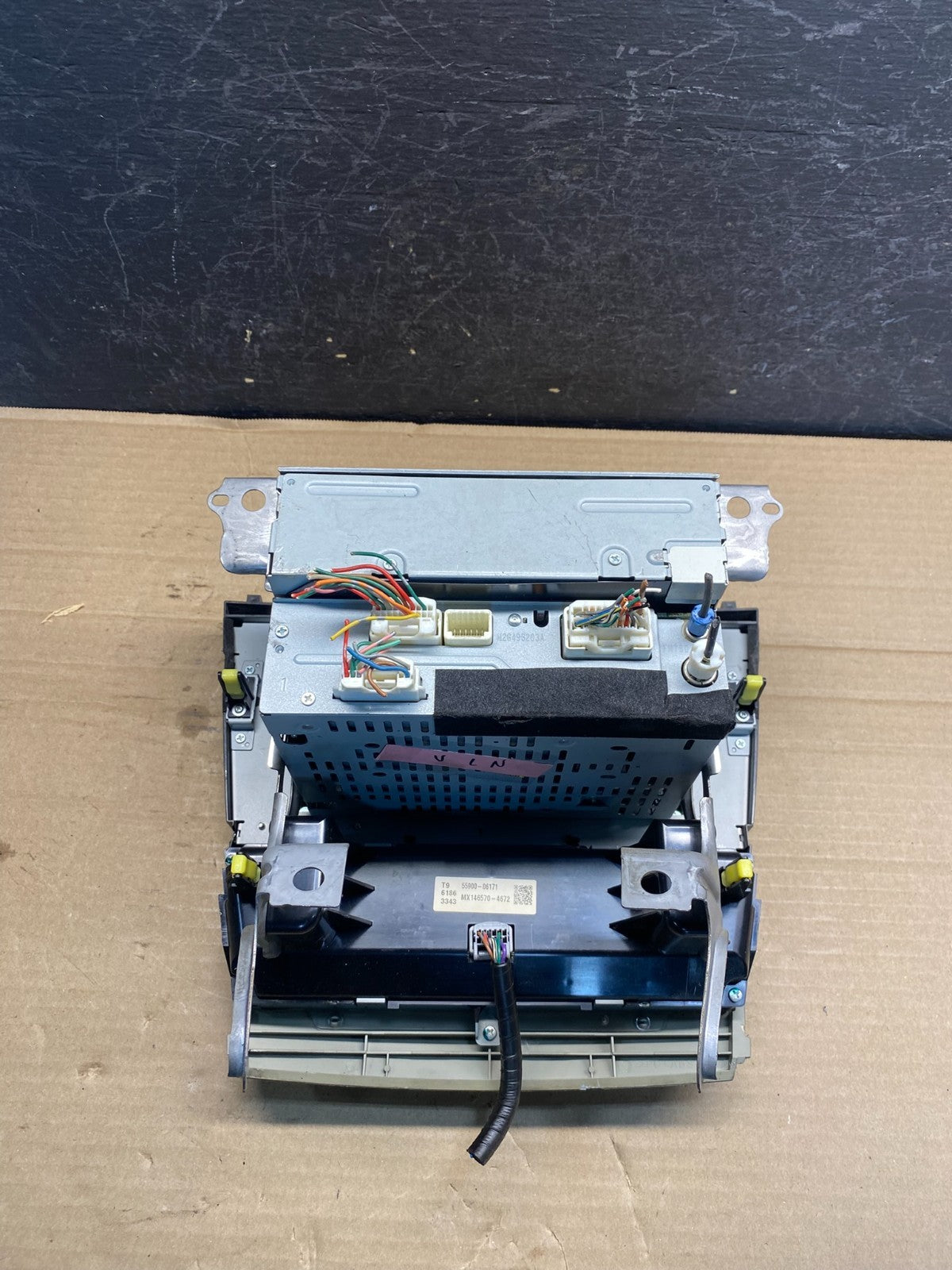 2007-2009 Toyota Camry Radio CD Player Climate Control Bezel AF0053 DG7