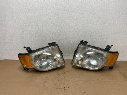 2008 to 2012 Ford Escape Headlights Left+Right Side Set Halogen AF4517 DW0