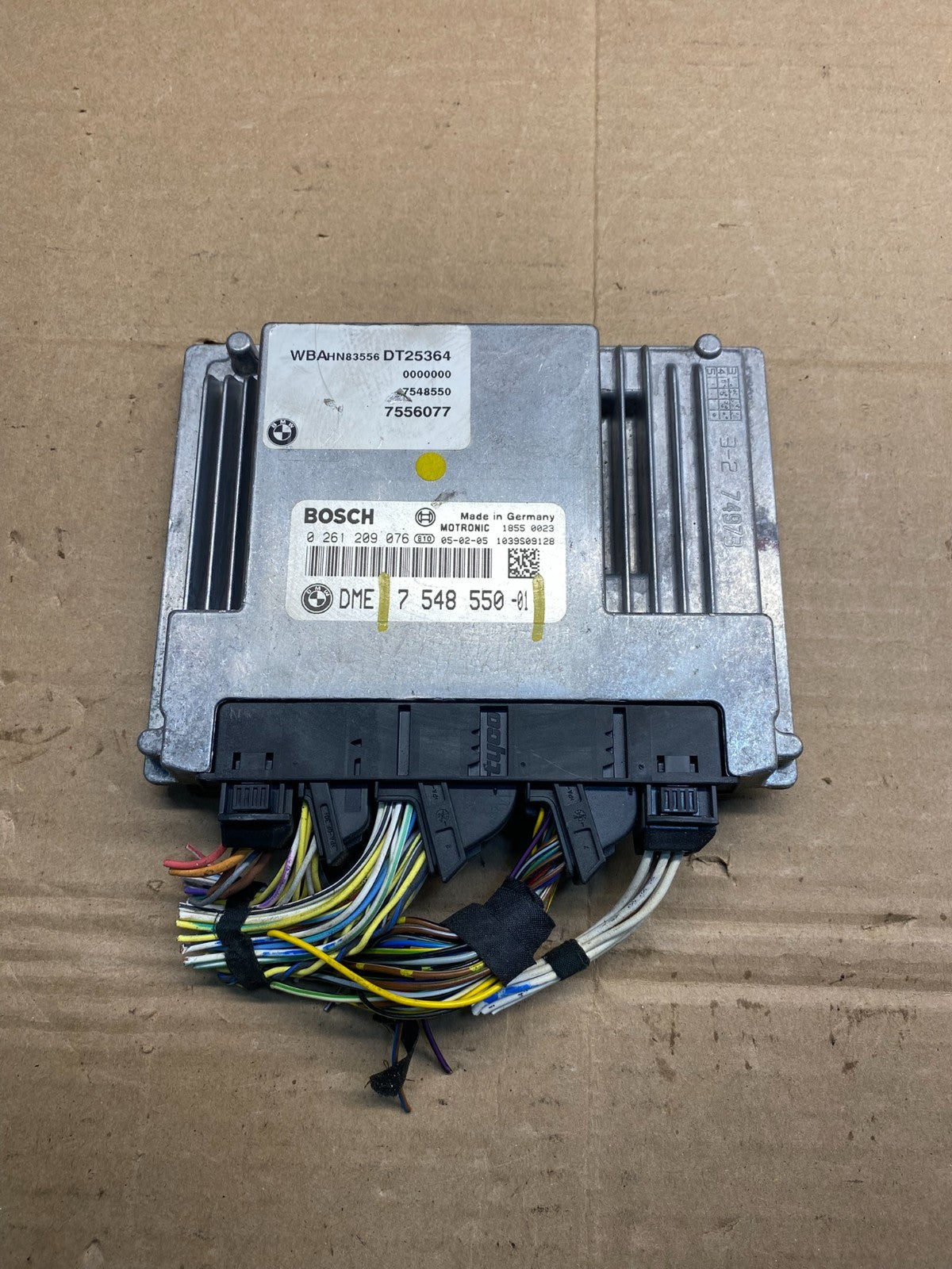 2006 to 2007 Bmw 550i 750i Engine Computer ECU Control Module ECM AE9902 DW0