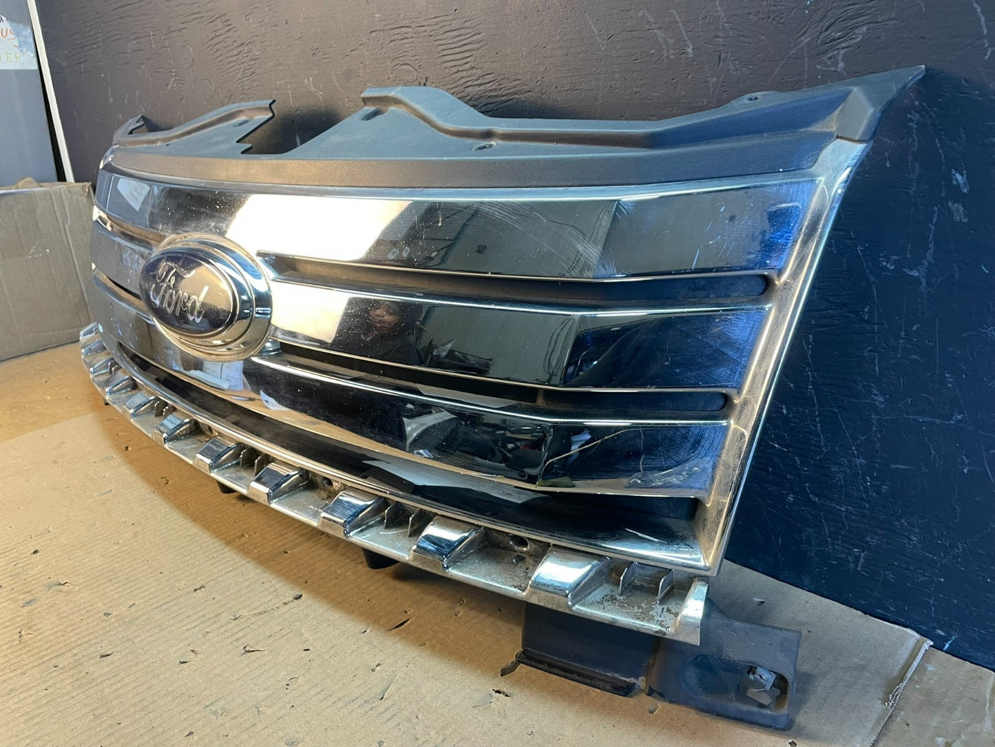 2007 2008 2009 2010 Ford Edge Front Upper Chrome Grill Grille Oem ab7885 DG2