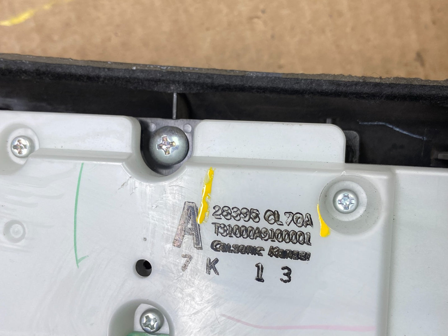 2006 - 2008 Infiniti FFX35 FX45 Radio Climate Control Panel Bezel w1797 DG5