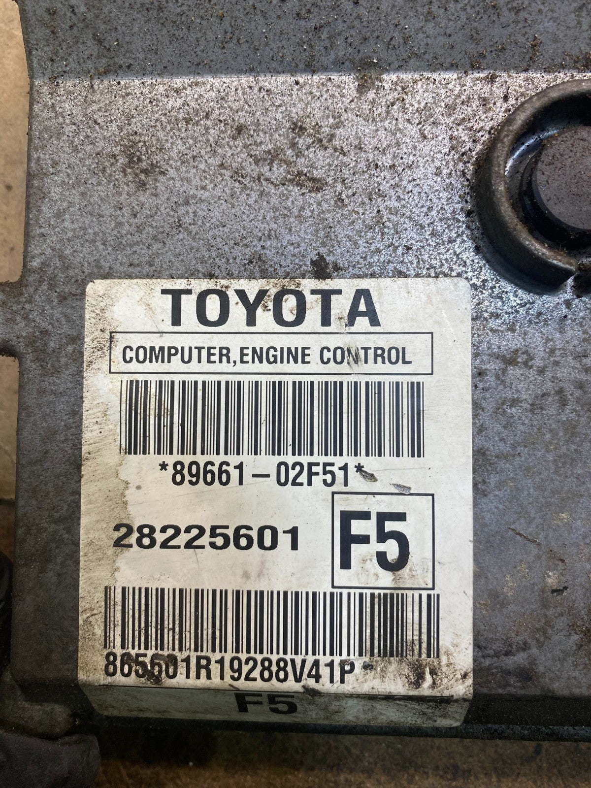 2009 to 2010 Toyota Corolla Engine Control Computer ECU PCM ac2647 DG2