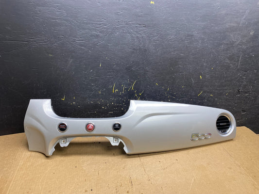 2012 to 2019 Fiat 500 Front Center Dashboard Vent Trim Bezel Blue Z4334 DG0