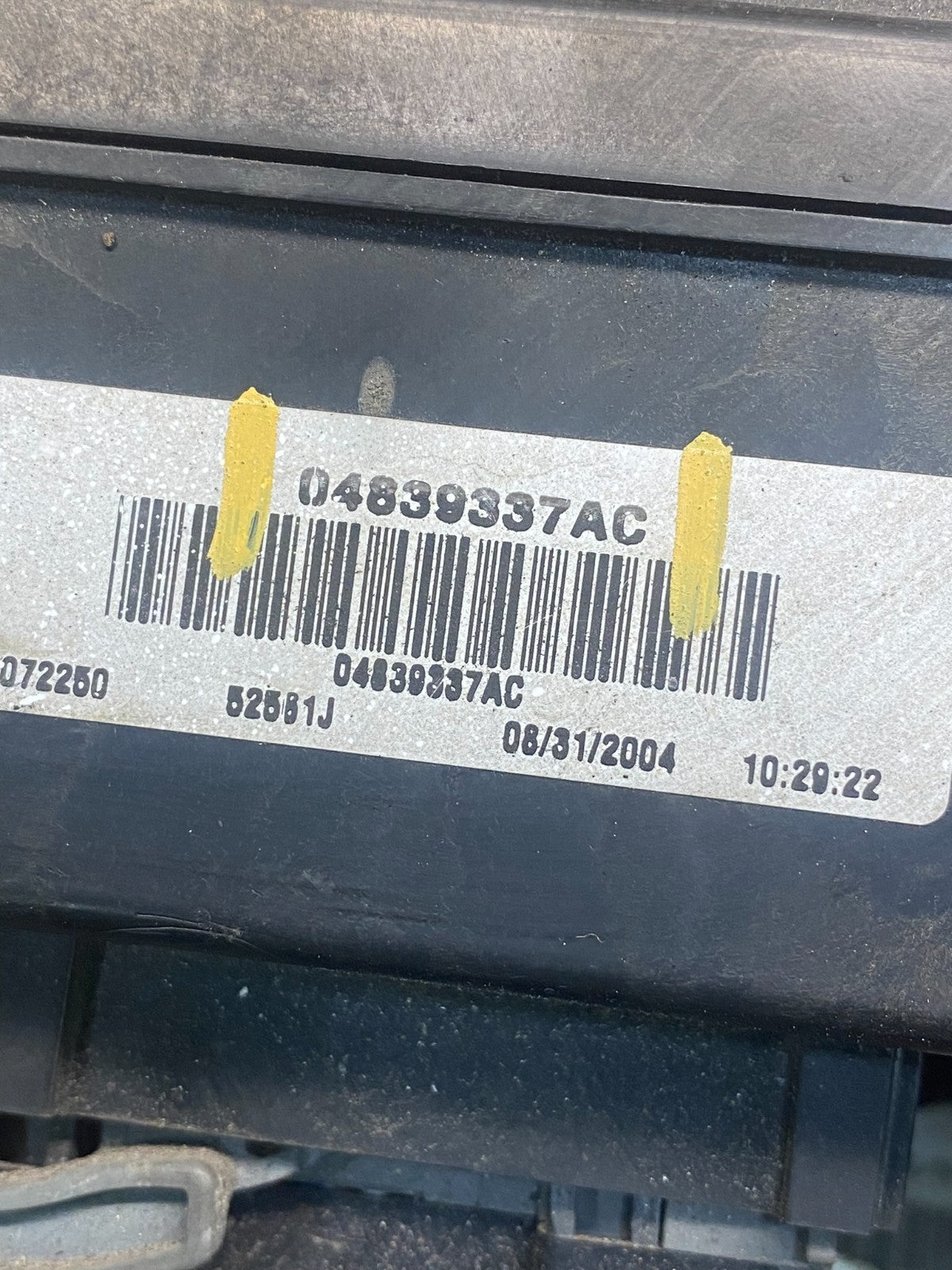 2005 Jeep Grand Cherokee Integrated Power Fuse Box 04839337ac AG6162 DG6