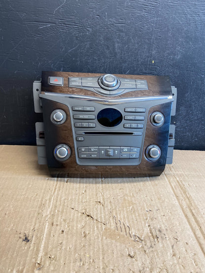 2011-2017 Infiniti QX56 QX80 Radio Player Climate Control Panel Bezel ae1927 DG0