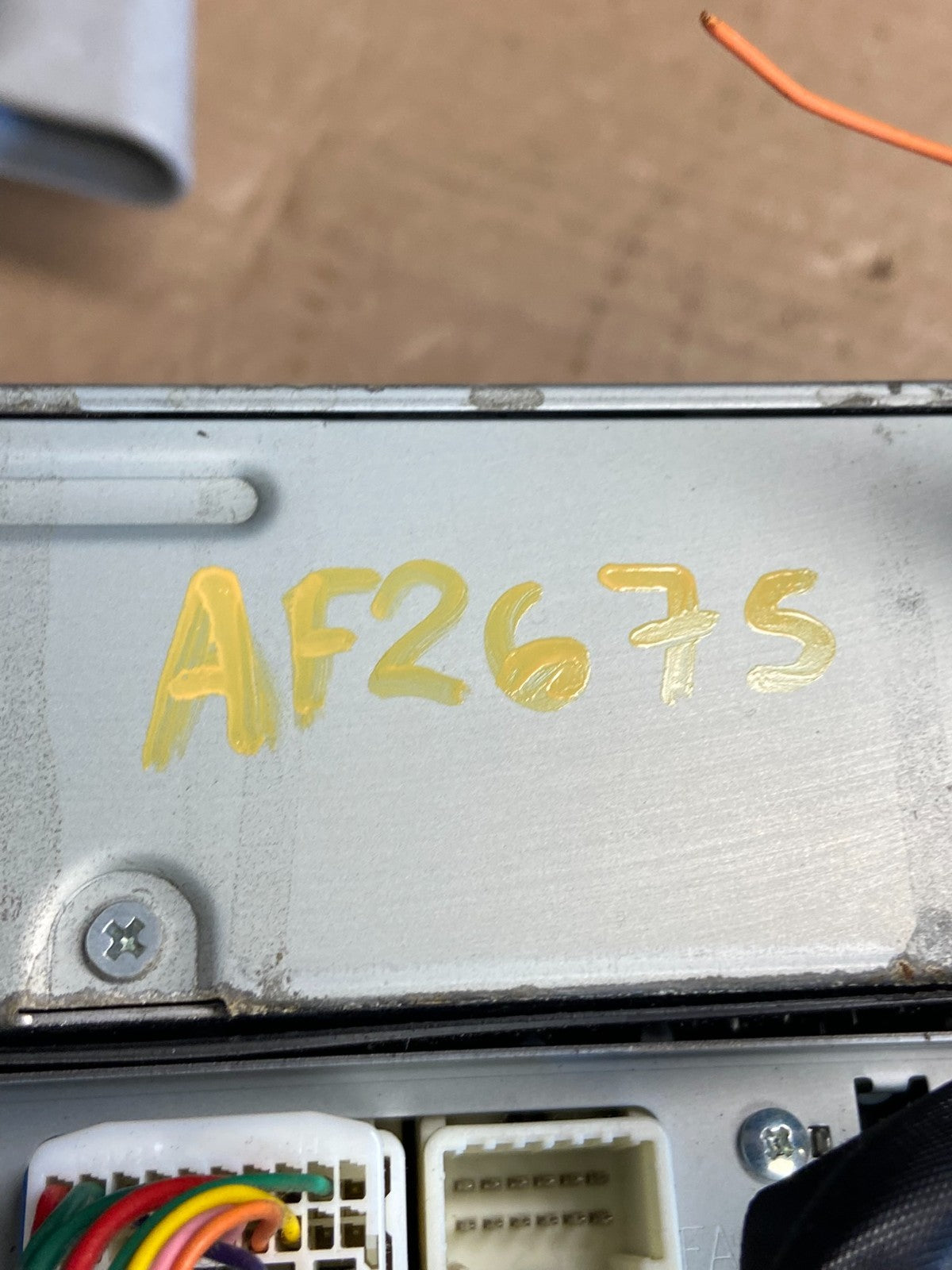 2007 to 2009 Toyota Camry Radio CD Player Climate Control Bezel AF2675 DG6