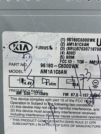 2016 to 2018 Kia Sorento AM/FM CD Radio Screen Display AC7108 DG6