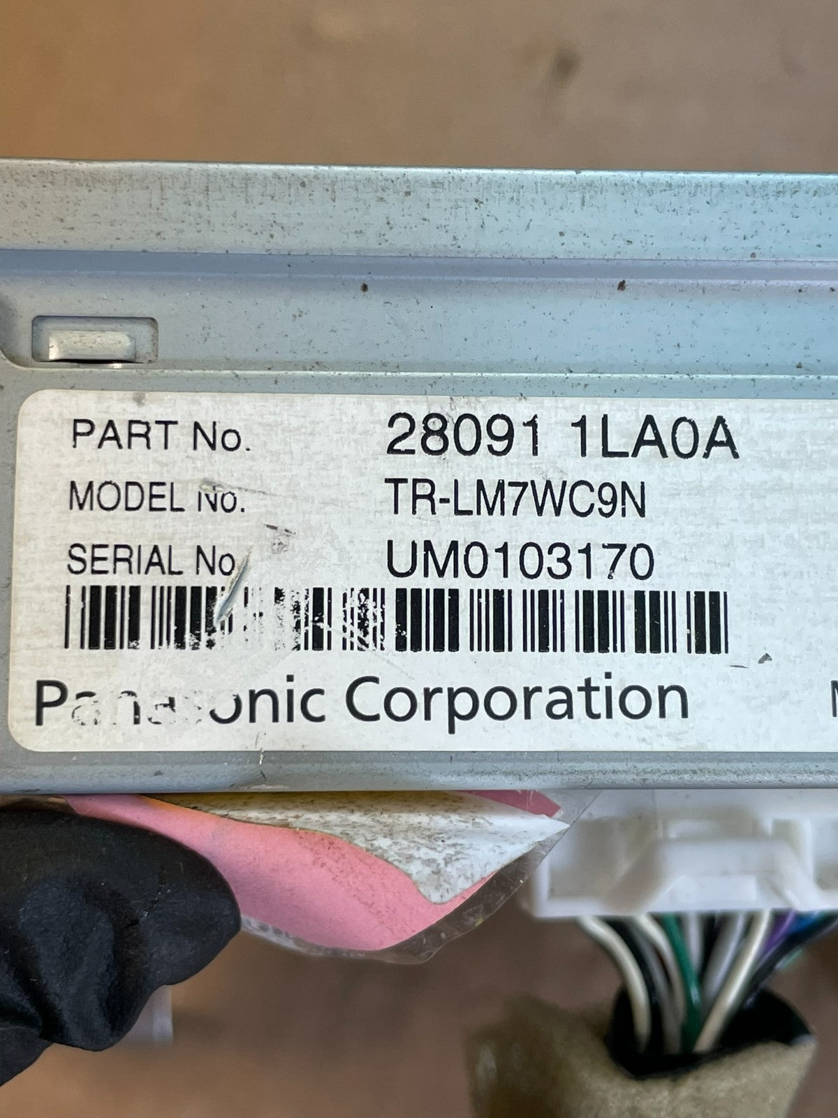 2011-2013 Nissan Pathfinder Radio Display Info Navigation Screen AD5954 DG5