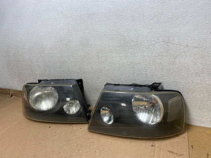 2004 to 2008 Ford F-150 F150 Left+Right Halogen Headlights U8457 DW1