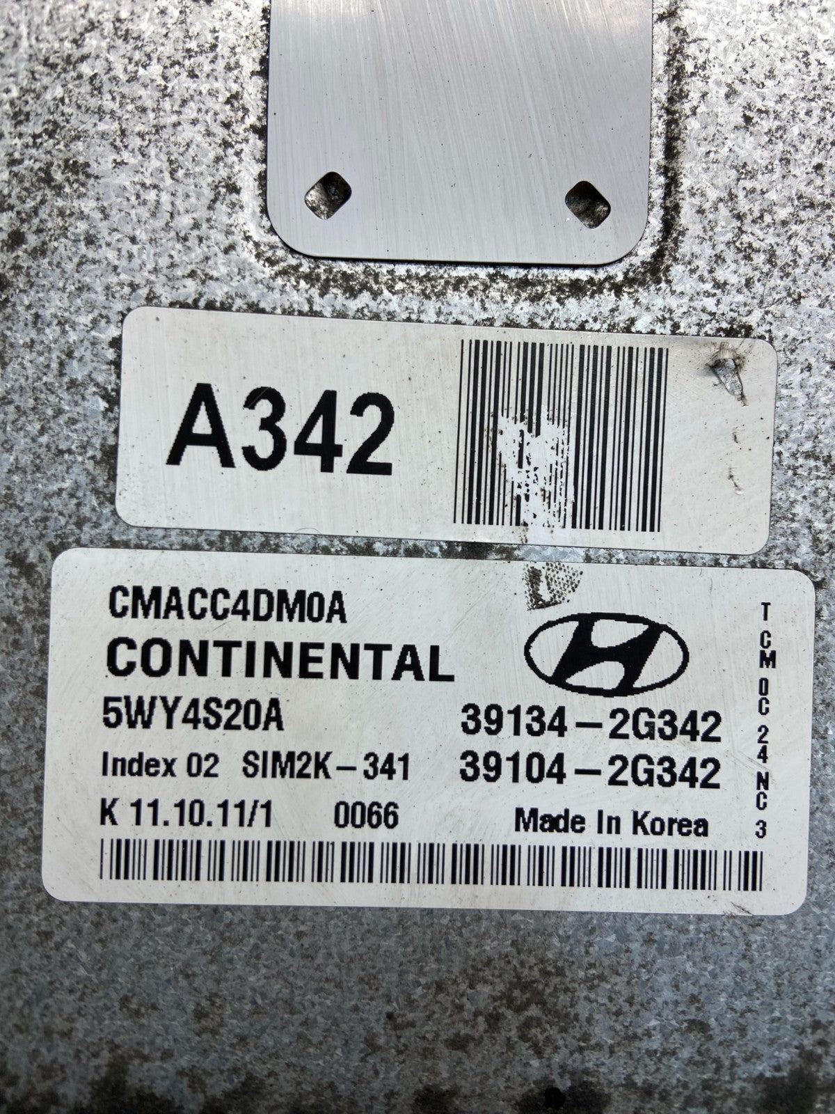 2010 2011 2012 Hyundai Santa Fe Engine Computer Ecu Pcm Ecm Pcu AE2311 DG2