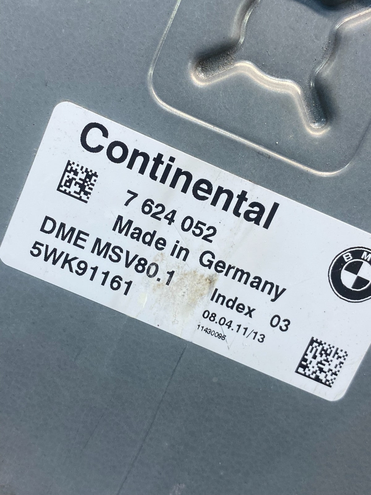 2007 - 2011 BMW 328i 528i E90 ECM ECU Engine Computer 7624052 AH3416 DG2