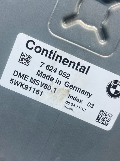 2007 - 2011 BMW 328i 528i E90 ECM ECU Engine Computer 7624052 AH3416 DG2