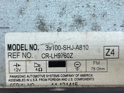 2005 to 2010 Honda Odyssey Am Fm Cd Player Radio Receiver AI0568 DG8