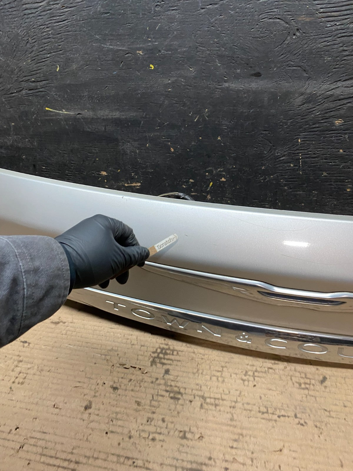 2011 to 2016 Chrysler Town & Country Tailgate Trim w/ Camera Panel OEM V2518 DG5