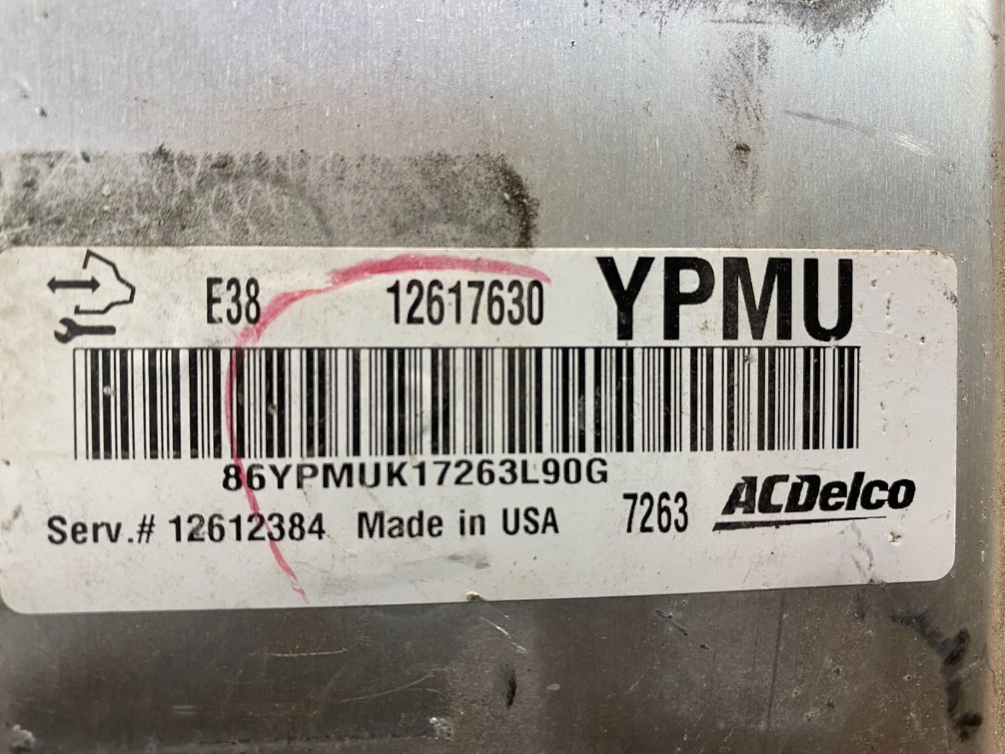 2008 to 2011 Chevrolet GMC Cadillac Engine ECU ECM 12617630 ab3579   DG2