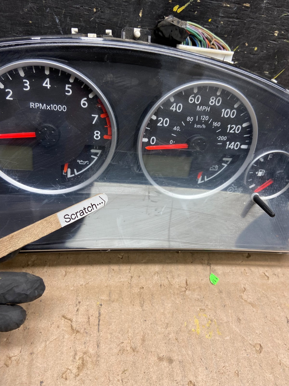2006-2012 Nissan Pathfinder Xterra Frontier Cluster Speedometer Instrument T59621