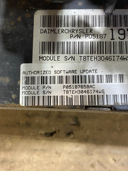 2007 Dodge Caravan Town & Country 3.8L Engine Computer ECU P05187658AC AC8734 G2