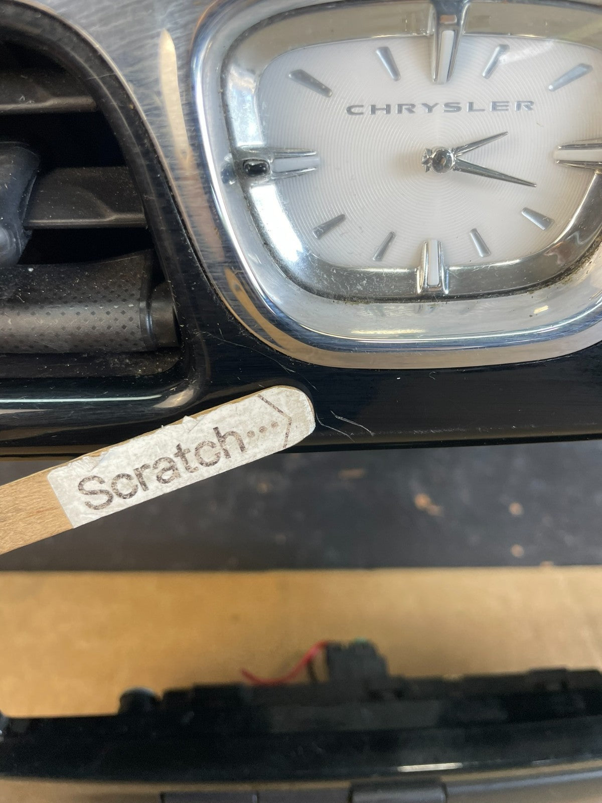 2011 - 2014 Chrysler 200 Dash Radio Bezel Trim Clock Hazard Bezel AC5227 DG3