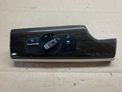 2009-2015 BMW 750I 740I F01 Headlight Lamp Fog Light Control With Bezel 4815P0