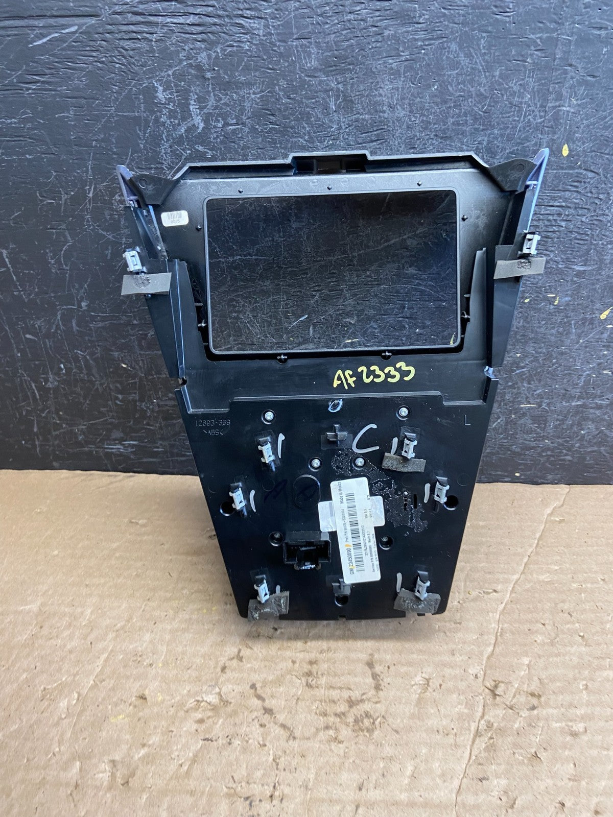 2012-2015 Chevrolet Equinox Radio Face Climate Control Panel Bezel AF2333 DG4