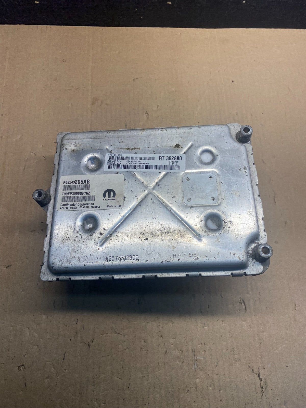 2016 2020 Dodge Caravan Engine Control Unit ECU Module AE7757 DW1