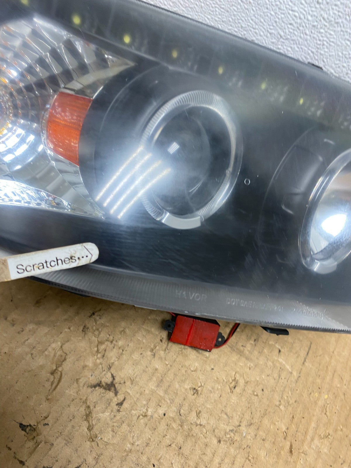 2005 - 2007 Ford Escape Left+Right Set LED Black Headlight AC7788 DG5