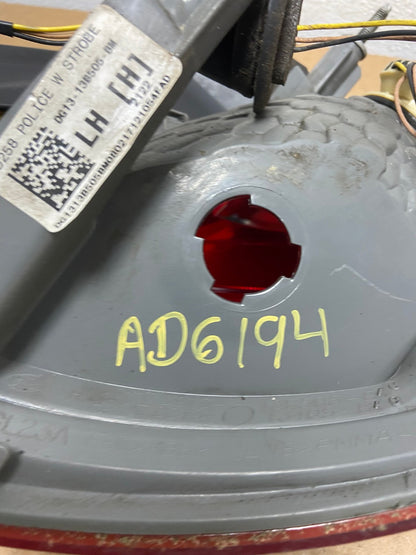 2014 to 2018 Ford Taurus Interceptor Left Driver LH Tail Light AD6194 LK6