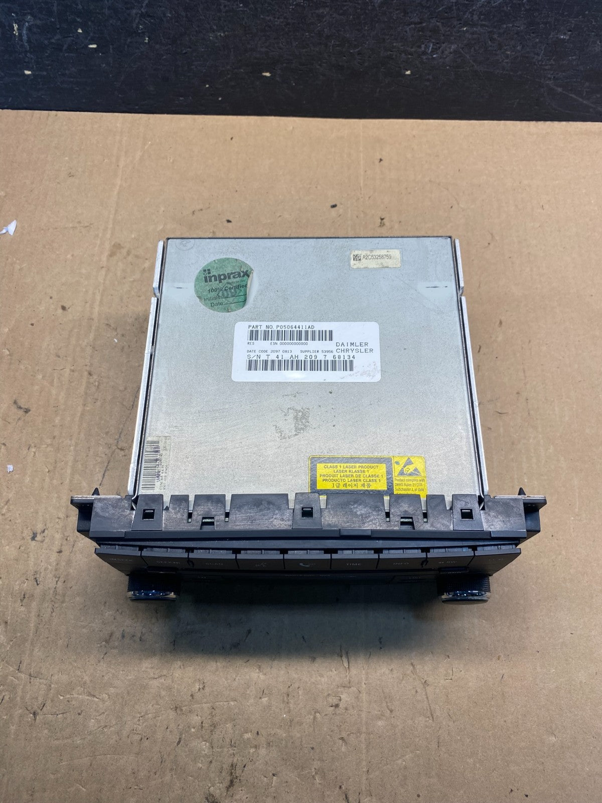 2007-2012 Chrysler Dodge Jeep Ram Radio CD MP3 AUX Receiver AE7832 DW3