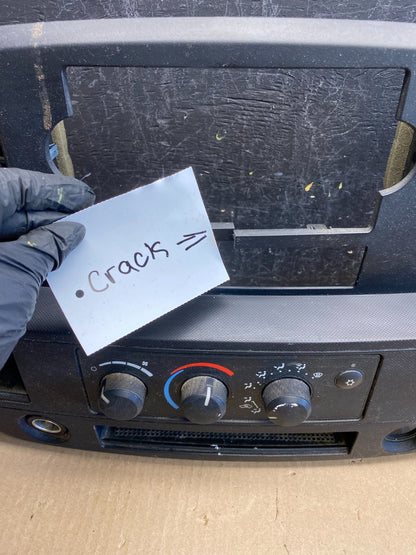 2006 to 2008 Dodge Ram Radio Climate Control A/C Heat Dash Bezel Trim AC6228 DG1