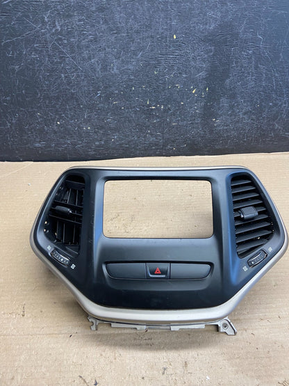2015 to 2016 Chrysler 200 Radio Dash Bezel Trim Vent Hazard Panel AH3812 DG0
