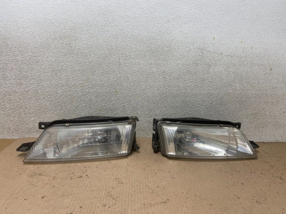 1997 - 1999 Nissan Maxima Left+Right Side Headlights Halogen OEM AA0566 DW0