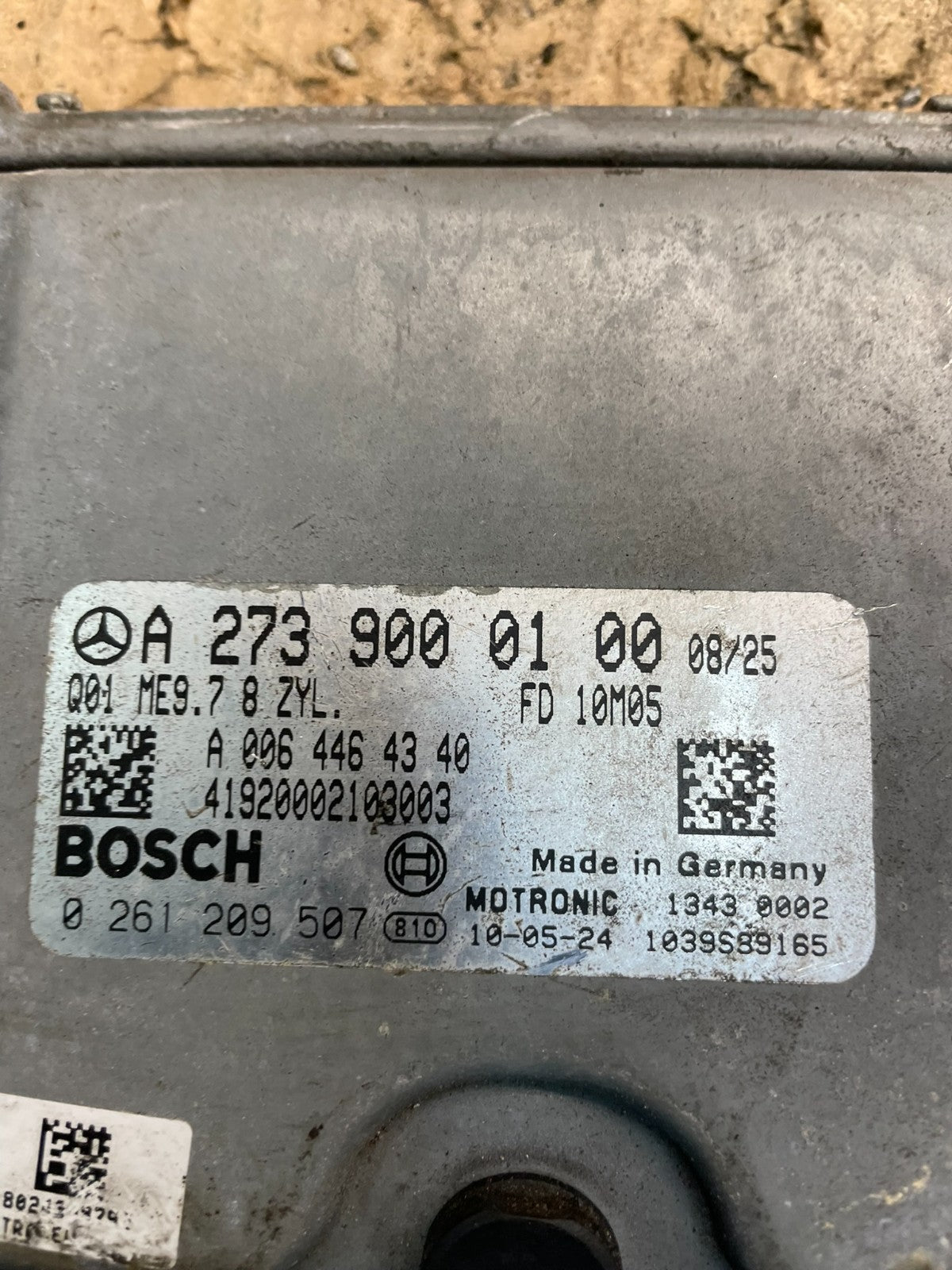 2007 to 2012 Mercedes GL450 ECM ECU Engine Control Module u1645 DG3