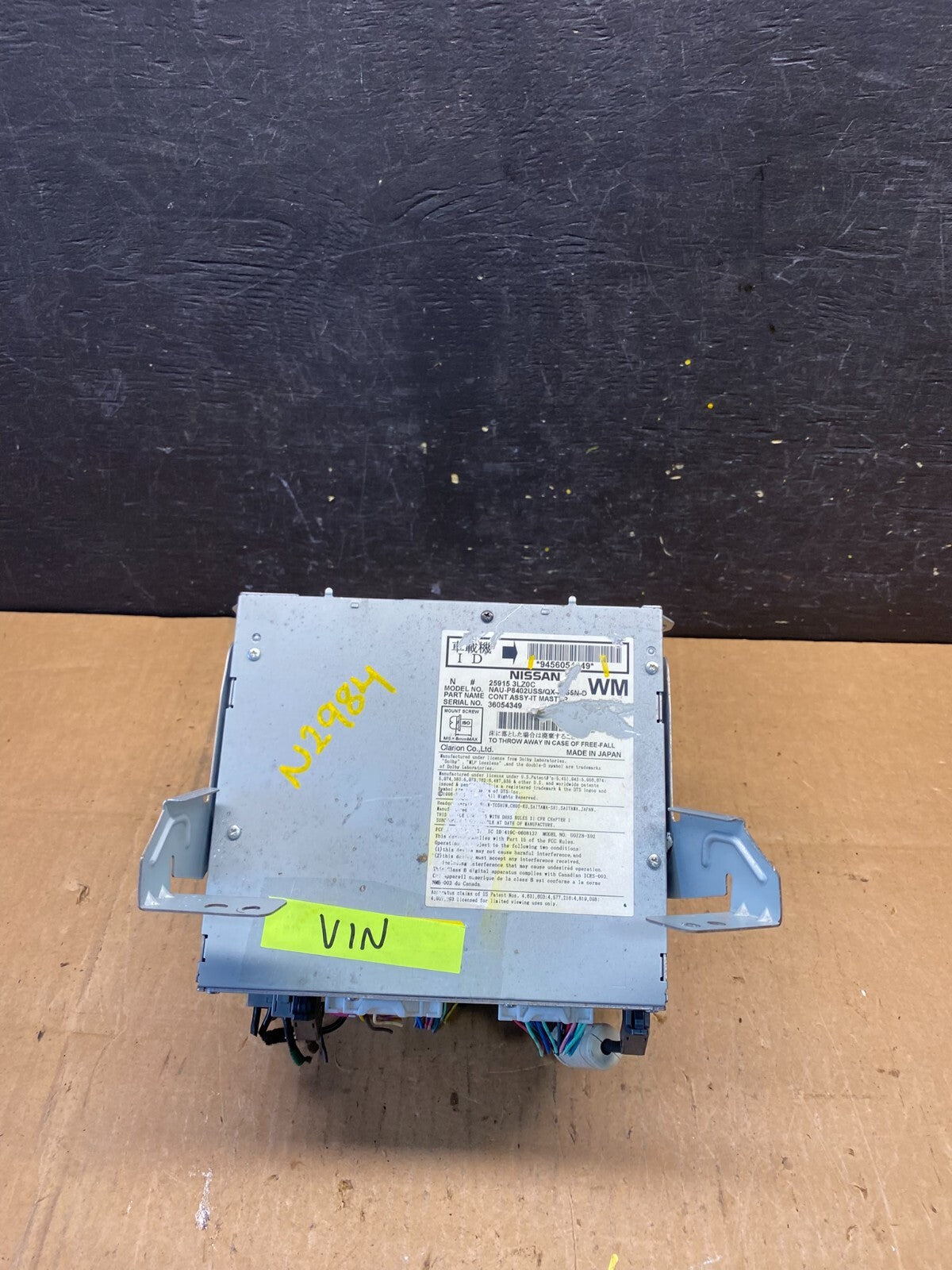2013-2015 Nissan Murano AM FM Player Radio Receiver Temperature Control N2984 DG4
