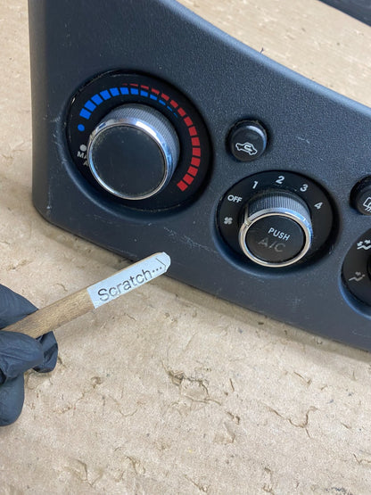 2006 to 2012 Mitsubishi Eclipse Heater AC Temp Climate Switch Panel AG8418 DG1