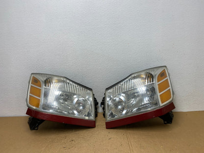 2004 to 2007 Nissan Armada Left+Right Side Set Headlights AC7718 DW0