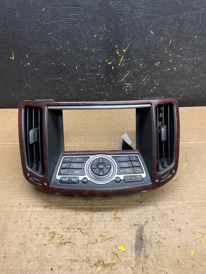 2008 - 2012 Infiniti G35 EX35 Radio Player Screen Panel Bezel w9801 DG0