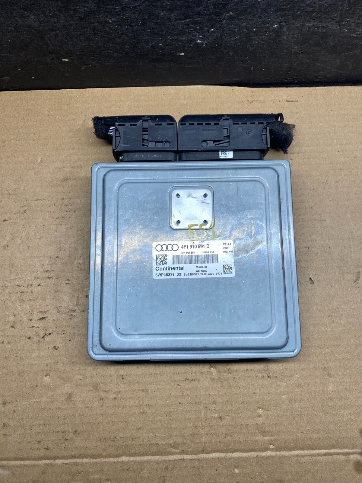 2009 to 2011 Audi A6 Engine Computer Ecu Pcm Ecm Pcu AI7560 DG0