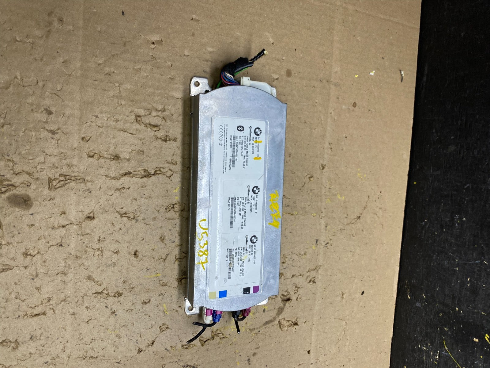 2012 to 2016 Bmw Bluetooth  Control Module Computer Telematics OEM u5387 DG0