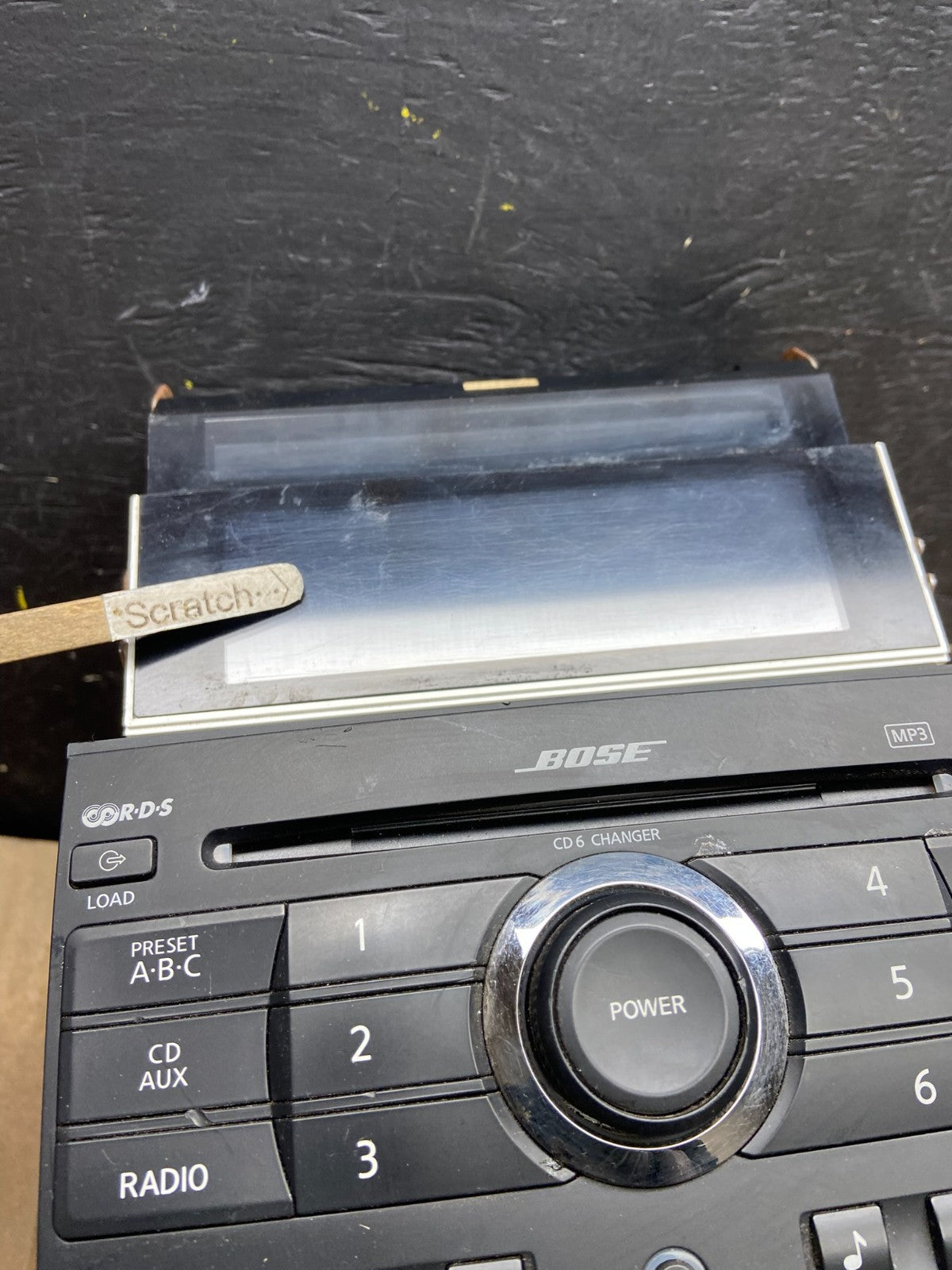 2007 - 2008 Nissan Maxima Center Dash Radio Bose AM/FM Audio Display Y2504 DG1