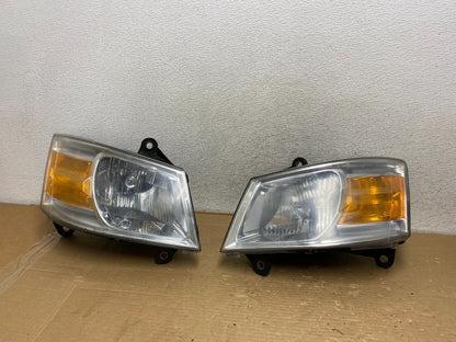 2008 to 2010 Dodge Caravan Left+Right Set Side Halogen Headlights AG9238 DW0