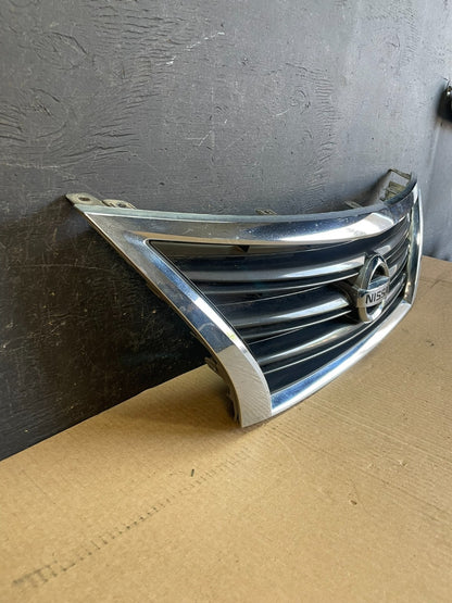 2013 to 2015 Nissan Sentra Front Upper Chrome Grill Grille AF3736 DG2