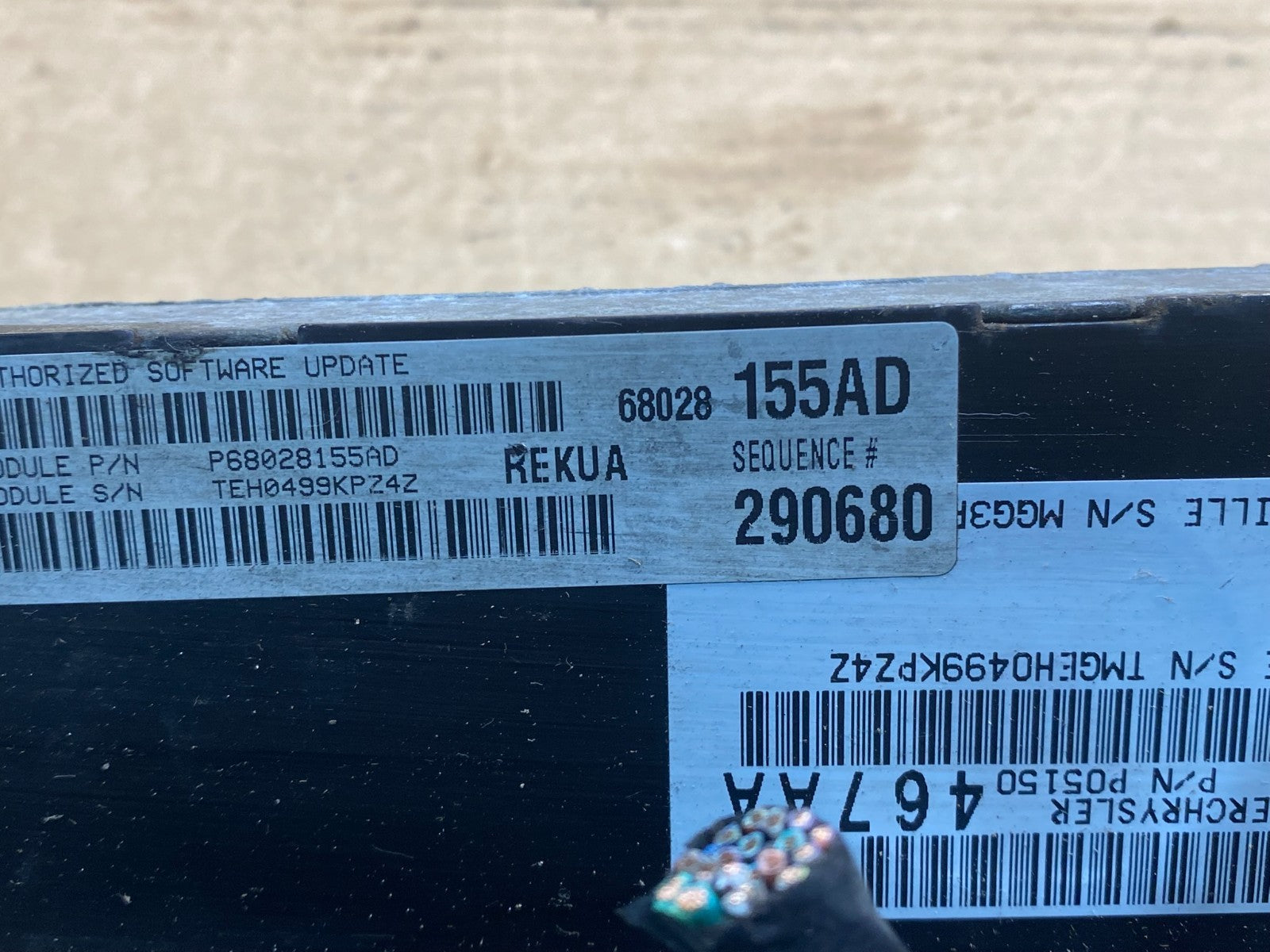 2009 to 2010 Jeep Grand Cherokee Computer Engine Control p68028155ad af7561 DG2