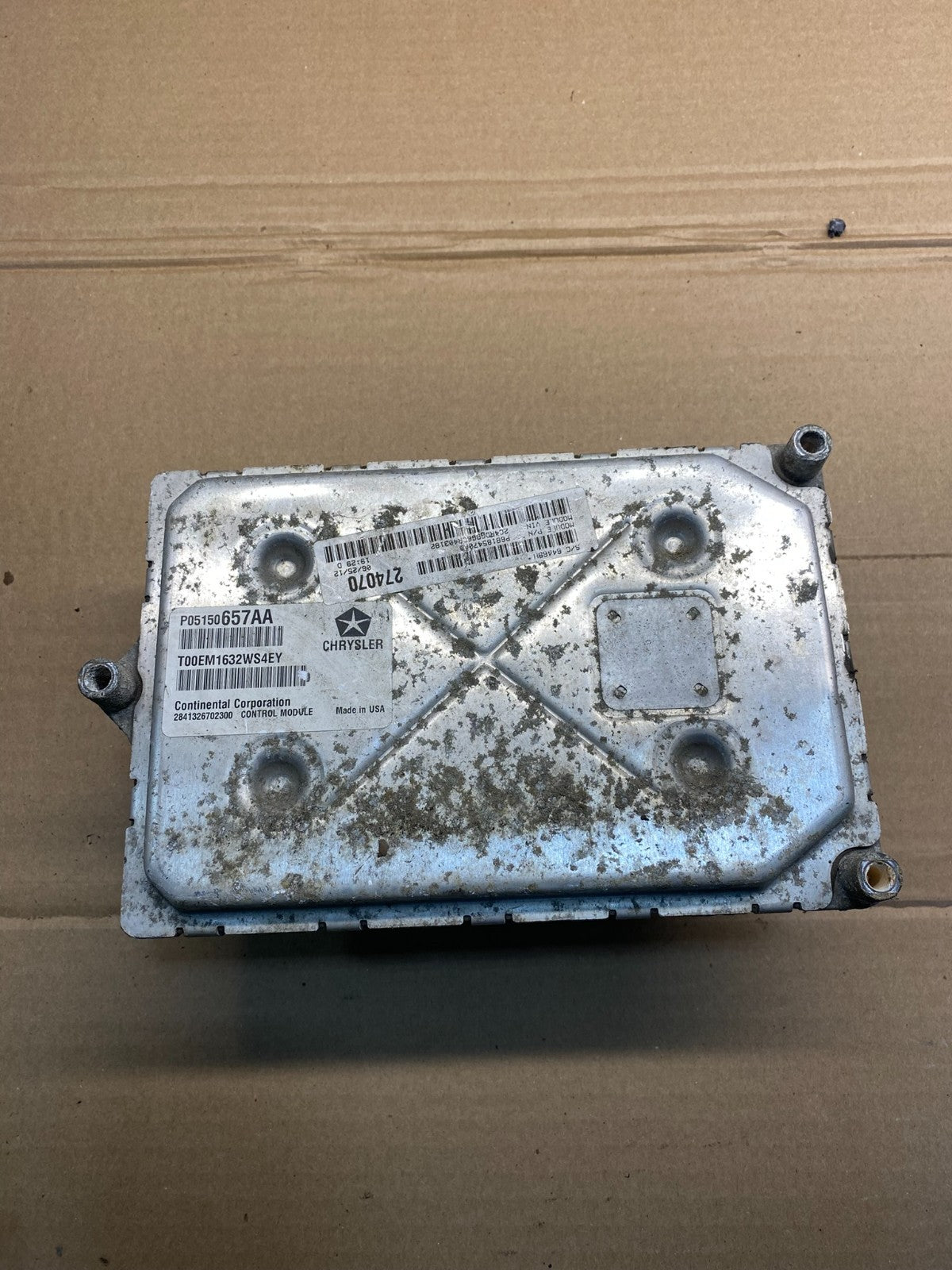 2012 Dodge Grand Caravan Town & Country ECM ECU Engine Computer AE8071 DW1