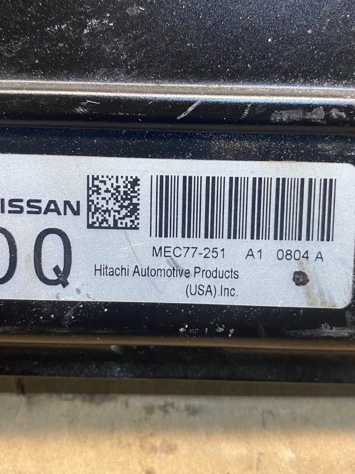 2010 Nissan Pathfinder Computer Module MEC77-251 A1 ECM AD76562